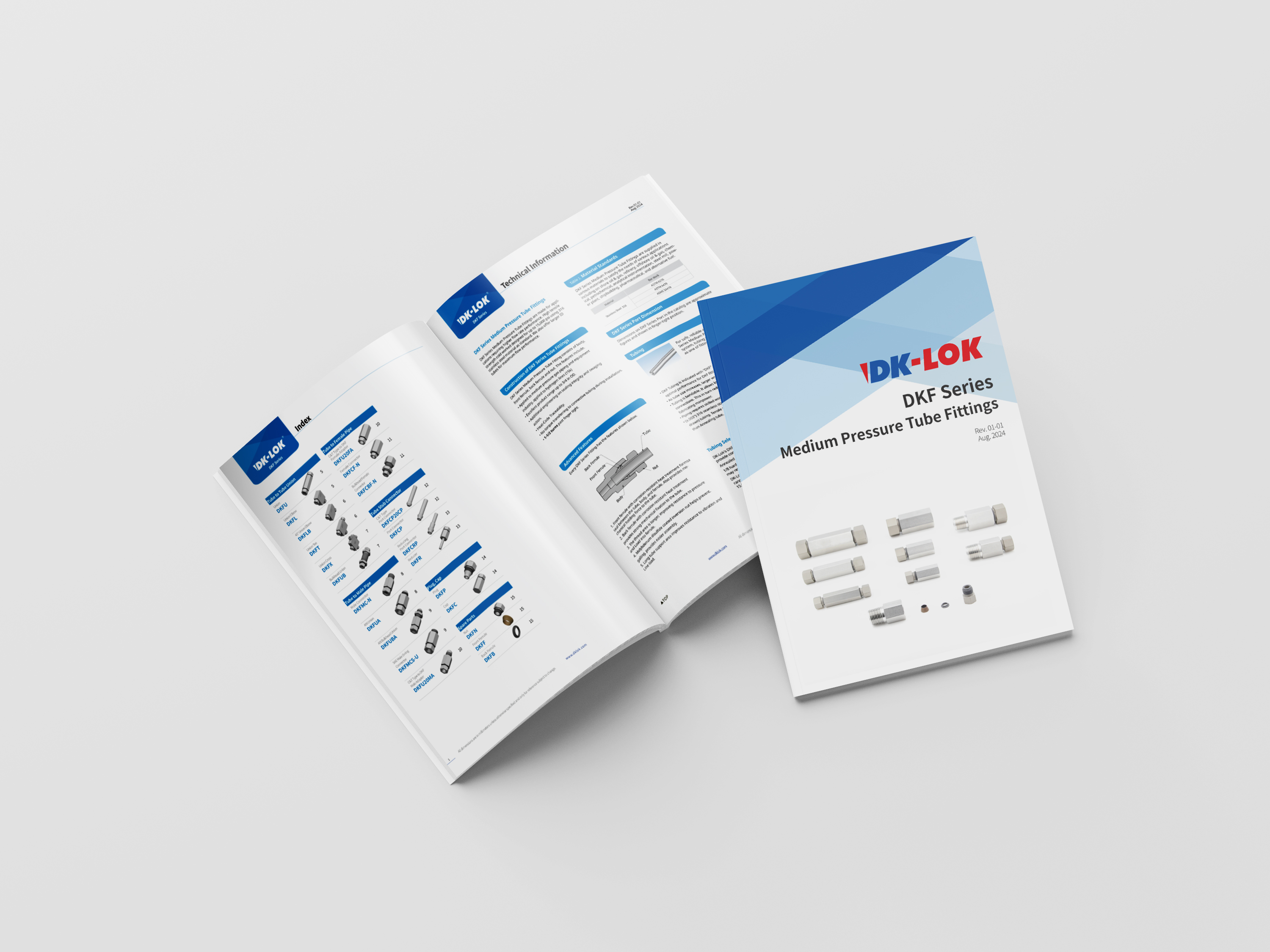 DKF Series Medium Pressure Tube Fittings